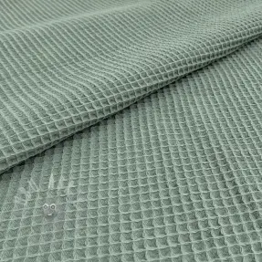 Puuvilla vohvelisidoksella dark green