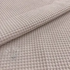 Puuvilla vohvelisidoksella light beige