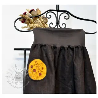 Esipesty pellava dark brown
