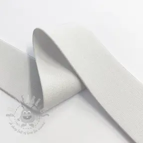 Sileä kuminauha 4 cm off white