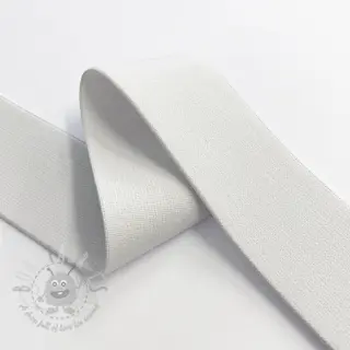 Sileä kuminauha 4 cm off white