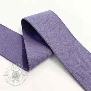 Sileä kuminauha 4 cm lavender