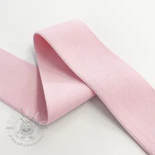 Sileä kuminauha 4 cm pink