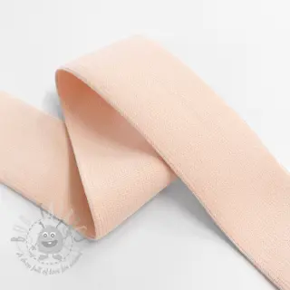 Sileä kuminauha 4 cm salmon