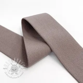Sileä kuminauha 4 cm mauve