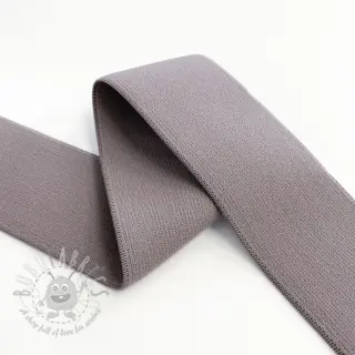 Sileä kuminauha 4 cm taupe
