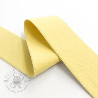 Sileä kuminauha 4 cm yellow