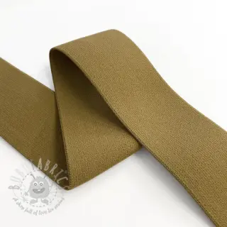 Sileä kuminauha 4 cm golden brown