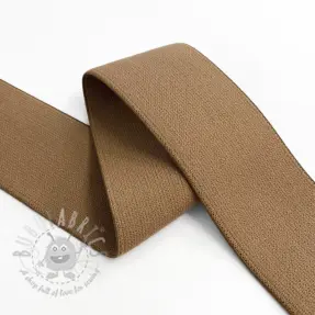 Sileä kuminauha 4 cm brown