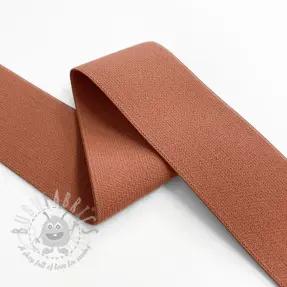 Sileä kuminauha 4 cm rust