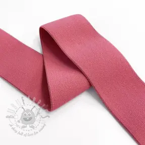 Sileä kuminauha 4 cm dark pink