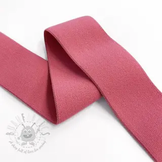 Sileä kuminauha 4 cm dark pink