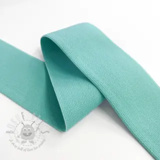 Sileä kuminauha 4 cm old green