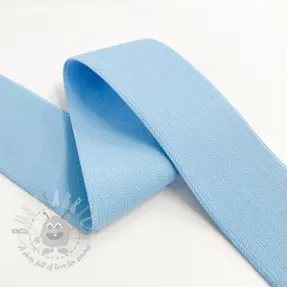 Sileä kuminauha 4 cm old blue