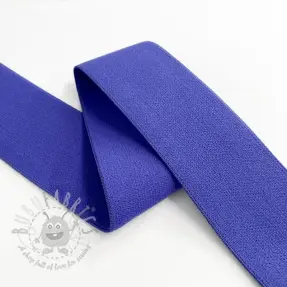Sileä kuminauha 4 cm cobalt