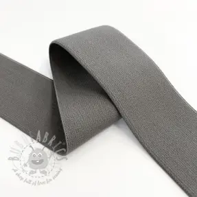 Sileä kuminauha 4 cm dark taupe