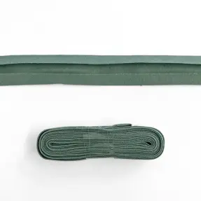 Lemovací prúžok bavlna - 3 m dark old green