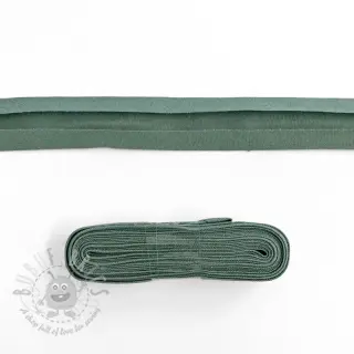 Reunusnauha puuvilla 3 m dark old green