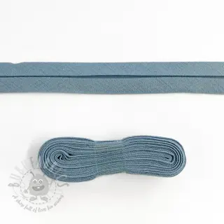 Reunusnauha puuvilla 3 m steel blue