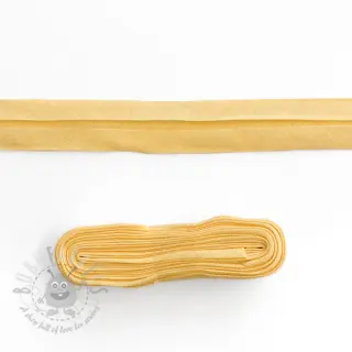 Reunusnauha puuvilla 3 m light yellow
