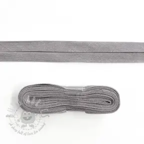 Reunusnauha puuvilla 3 m light grey