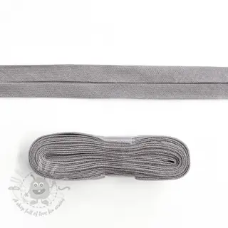 Reunusnauha puuvilla 3 m light grey