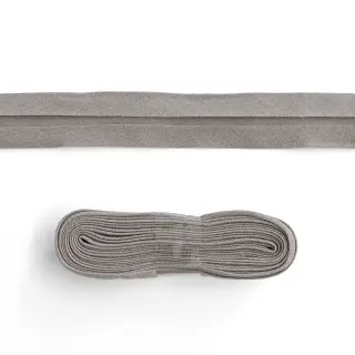 Lemovací prúžok bavlna - 3 m grey