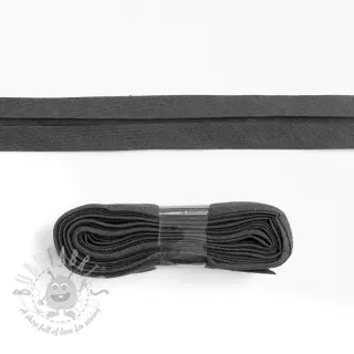 Reunusnauha puuvilla 3 m anthracite