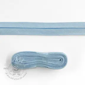 Reunusnauha puuvilla 3 m light blue