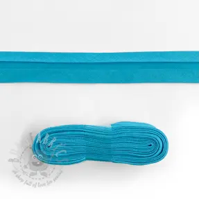 Reunusnauha puuvilla 3 m aqua
