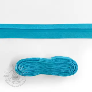 Reunusnauha puuvilla 3 m aqua