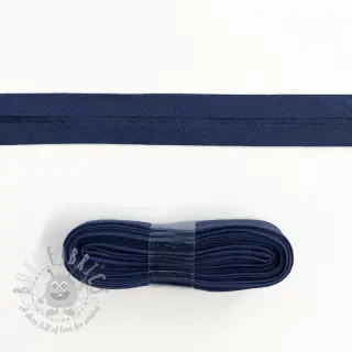Reunusnauha puuvilla 3 m dark blue