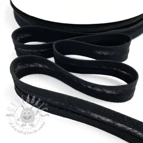Reunusnauha kaksinkertainen harsokangas black
