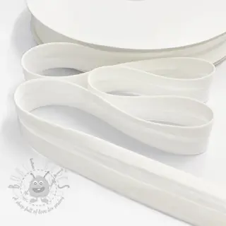Reunusnauha kaksinkertainen harsokangas off white