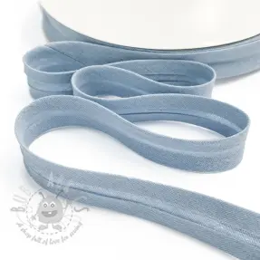 Reunusnauha kaksinkertainen harsokangas old blue