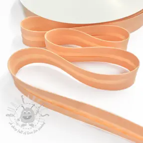 Reunusnauha kaksinkertainen harsokangas peach