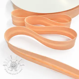 Reunusnauha kaksinkertainen harsokangas peach