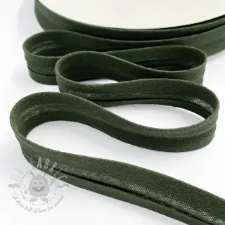 Reunusnauha kaksinkertainen harsokangas bottle green