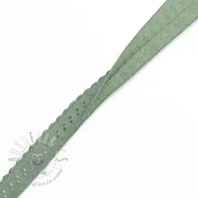 Reunustuskuminauha 12 mm LUXURY old green