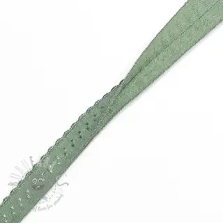 Reunustuskuminauha 12 mm LUXURY old green