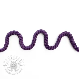 Puuvillanyöri kierretty 8 mm purple