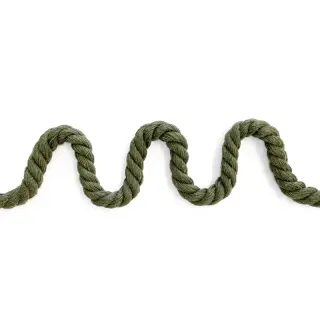Bavlnená šnúra točená 8 mm army