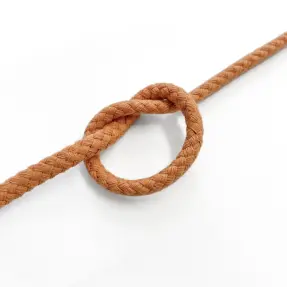 Bavlnená šnúra 5 mm caramel