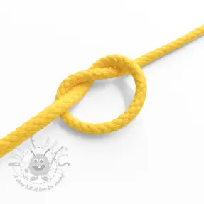 Puuvillanyöri 5 mm lemon