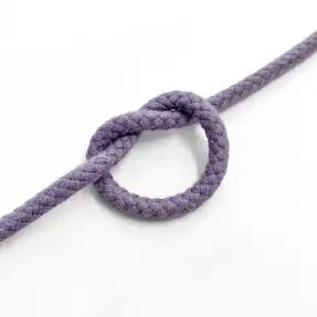 Bavlnená šnúra 5 mm lavender