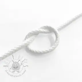 Puuvillanyöri 5 mm white