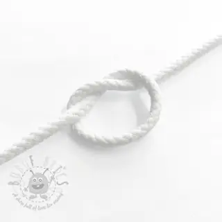Puuvillanyöri 5 mm white