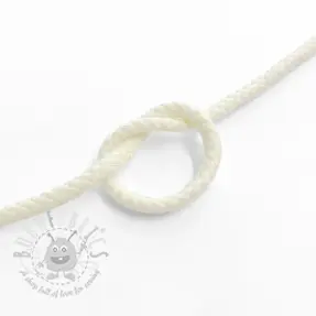 Puuvillanyöri 5 mm off white