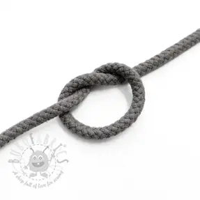 Puuvillanyöri 5 mm dark grey
