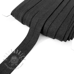 Reunustuskuminauha matta 20 mm RIB black